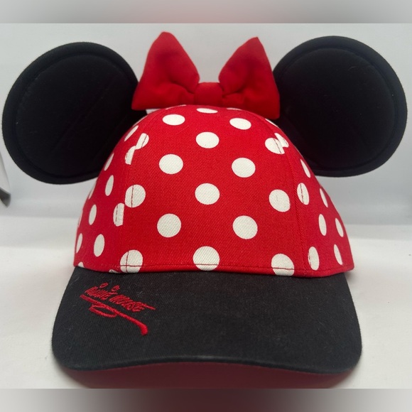 Disney Parks Walt Disney World Minnie Mouse Youth Baseball Cap, EUC. - Picture 1 of 6